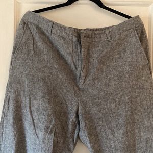 Uniqlo Linen and Cotton Grey Pants